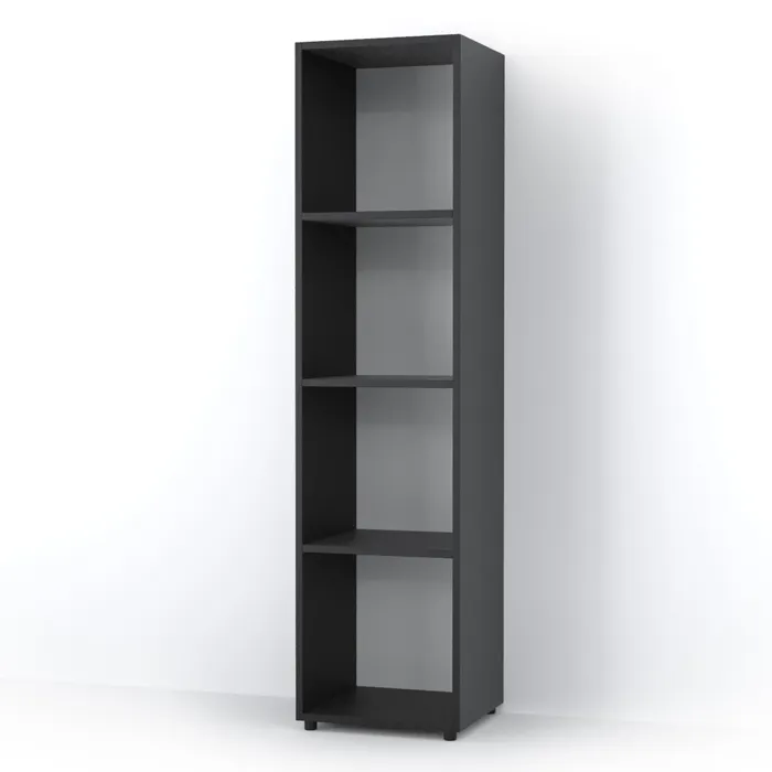 Vicco Meuble de rangement cube Noir 142.5x36.2cm
