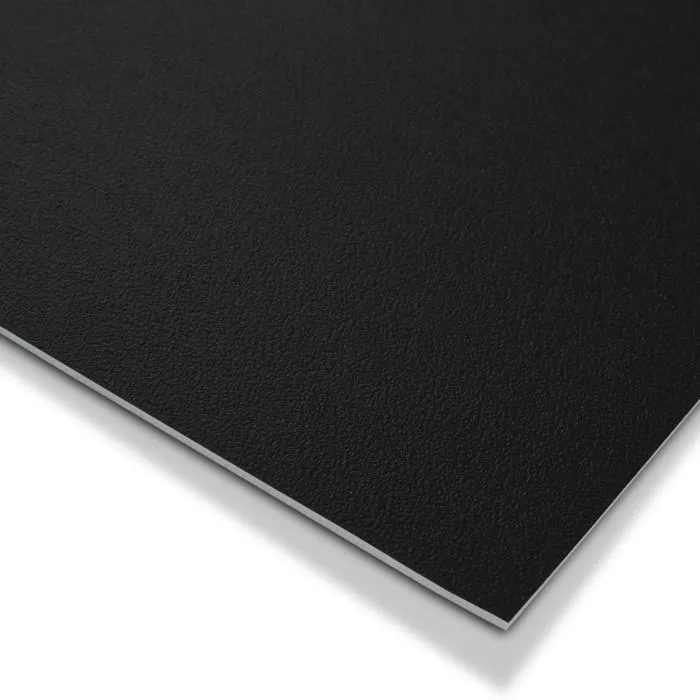 Revêtement de sol Expotop Noir Vinyle 200 x 450 cm