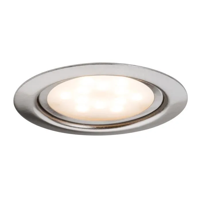 Spot LED encastrable Paulmann Micro Line 93553, 3 LED intégrées, 4,5 W, 2700 K