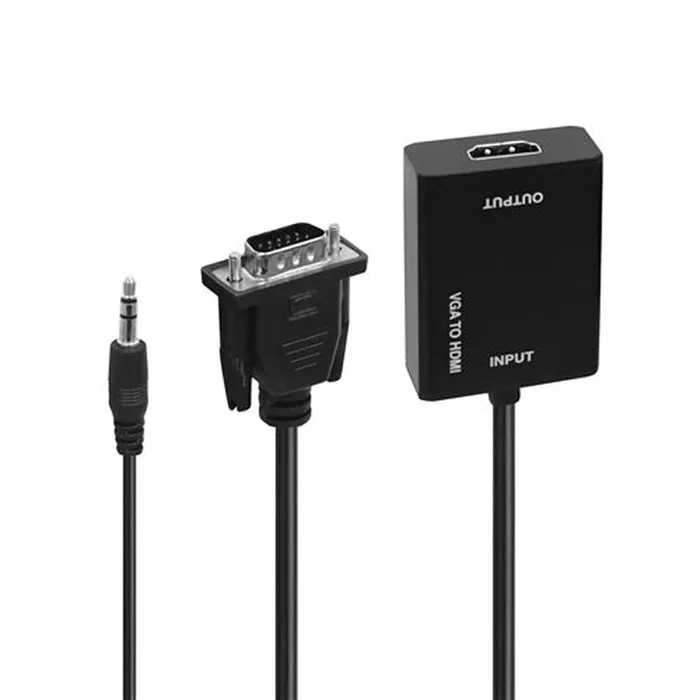 Adaptateur Vga Mâle Hdmi Femelle Accsup 1920x1080p 60hz 20 Cm Noir