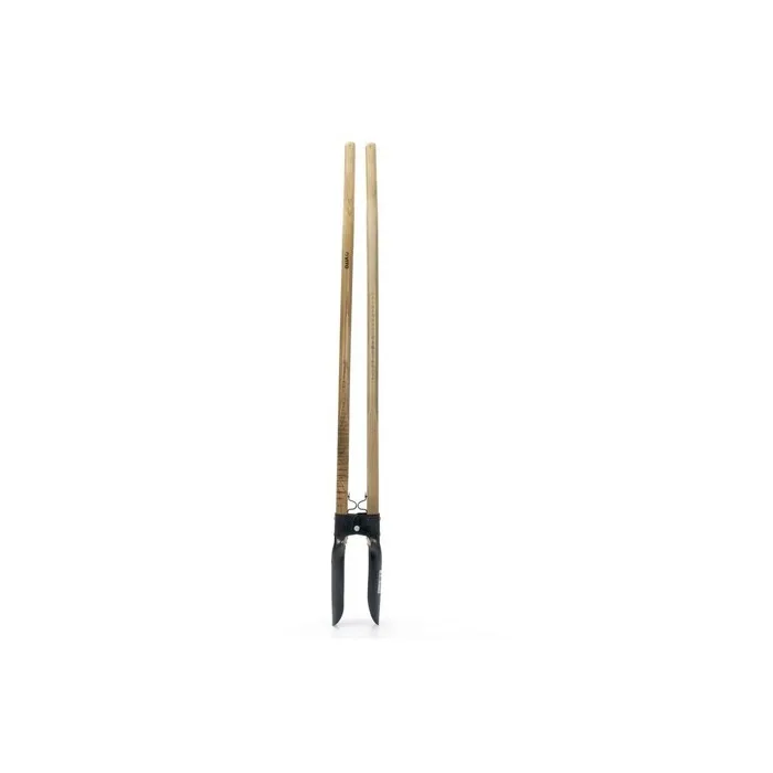Pelle 2 manches pour trous de poteaux Acier trempé Manche Bois 143 cm VITO