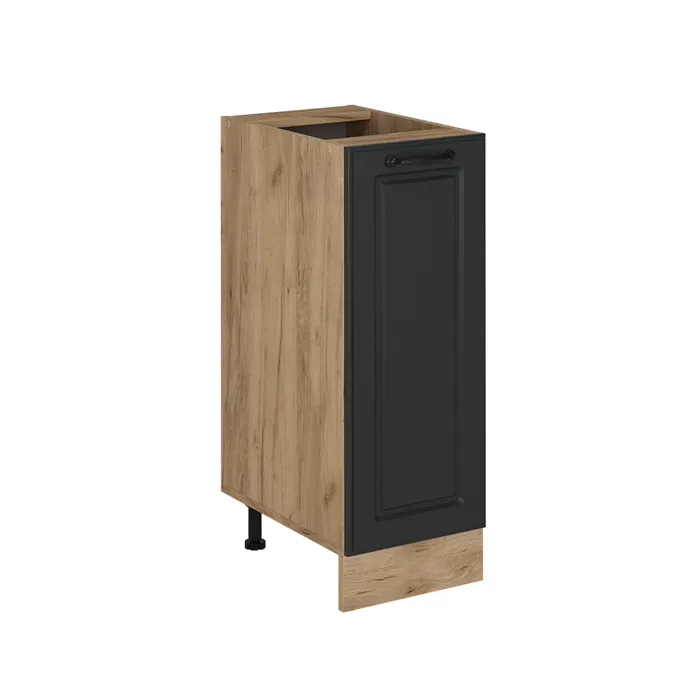 Vicco Meuble de cuisine Anthracite campagne 30cm sans PT