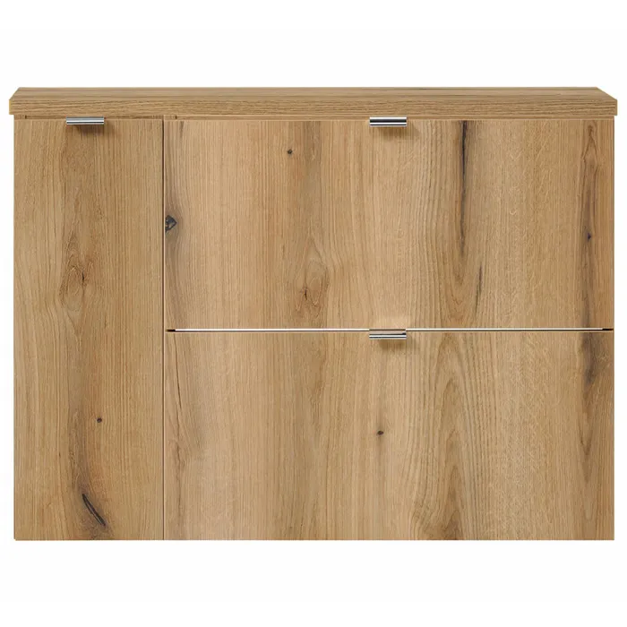 Meuble sous lavabo NEWPORT 80 x 60 x 40 cm effet chêne en.casa