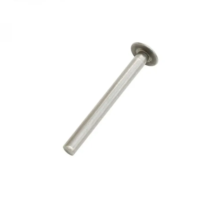 Lot de 10 pitons fixes d'ancrage droit - Diam 8 x 80 mm - Linxor