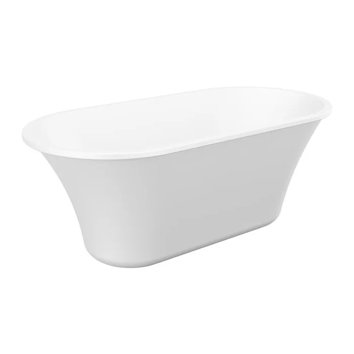 Baignoire îlot design - 150 x 75 x 58 cm - Blanche - 193 L - NOEMIE II