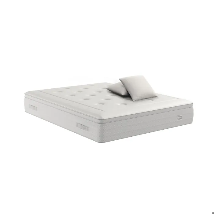 Matelas Reflexion 140x190, Ressort Ensachés, Ferme, H33 + 2 Oreillers 60x60