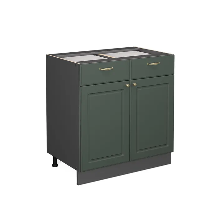 Vicco Meuble cuisine Vert Or Campagne 80cm sans PT