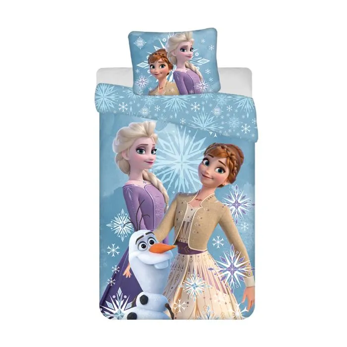 Disney - Parure De Lit En Coton "la Reine Des Neiges 1" - 140 X 200 Cm