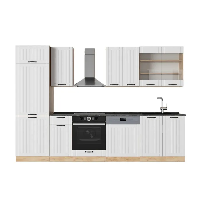 Vicco Cuisine Blanc campagne 300cm sans PT