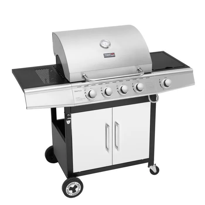 Barbecue Gaz Horizontal Royal Gourmet Acier Gris 122 X 57 X 112 Cm