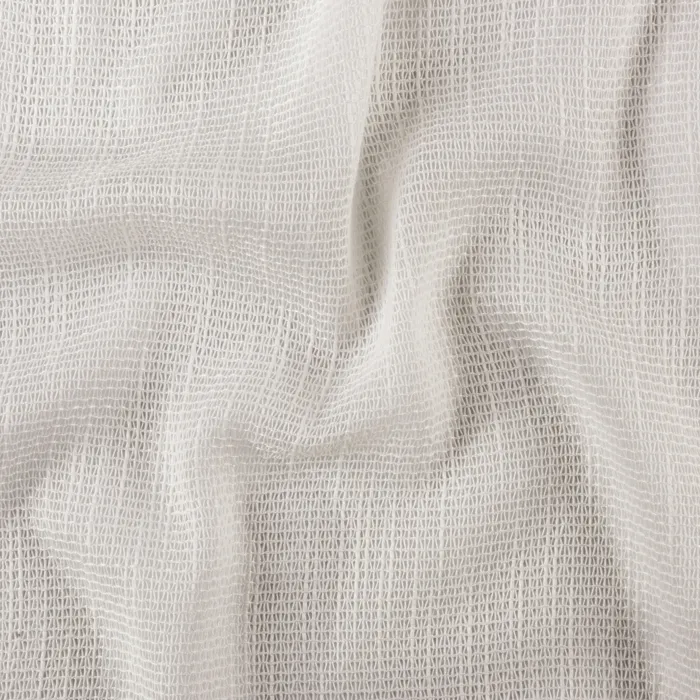 Tissu Voilage - Effet Filet Ajouré Style Crochet Ecru 305 Cm