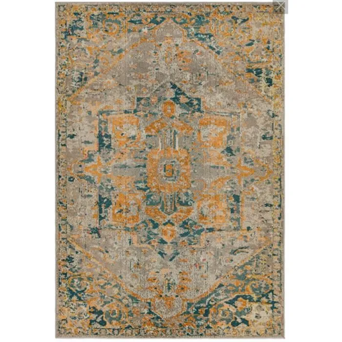 Tapis salon et chambre moderne tissé plat ARABESQUE 120x170 cm