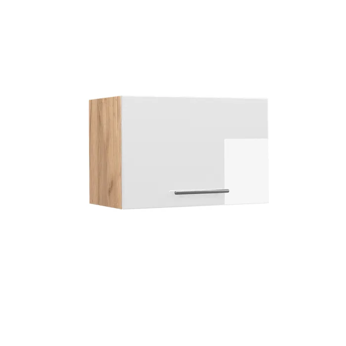 Vicco Elément haut de cuisine Blanc Haute brillance 60cm Plat