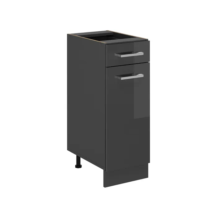 Vicco Meuble cuisine Anthracite Haute brillance 30cm sans PT