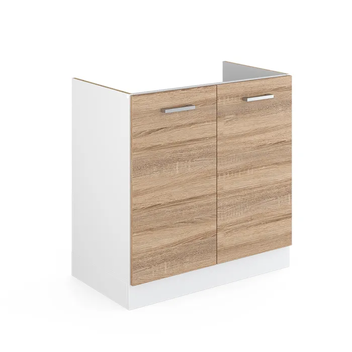 Vicco Meuble bas sous-évier Sonoma 80cm sans PT