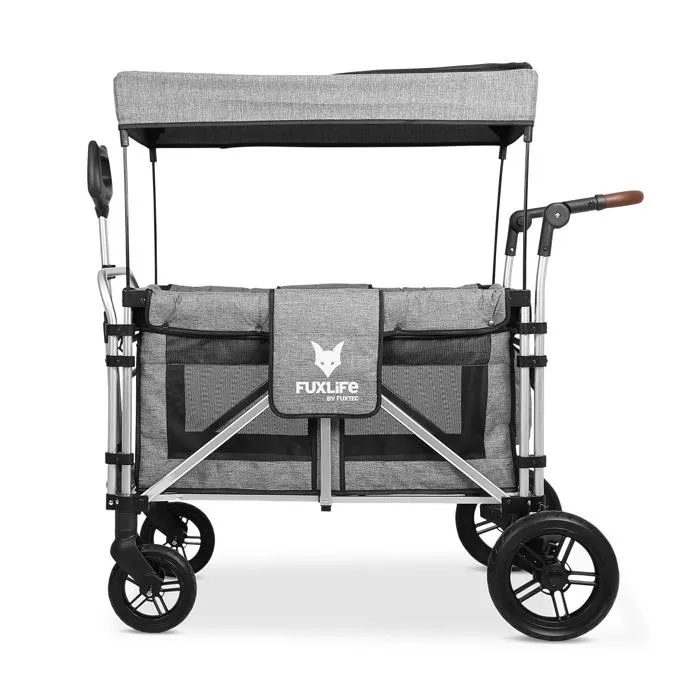 Chariot Pliable 4 Places Gris Premium Fx-ctxl900 Fuxlife