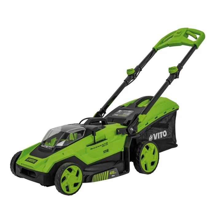 Tondeuse à gazon sans fil 40V Brushless Coupe 40cm Bac 40L Vendu Sans Batteries ni chargeur VITO