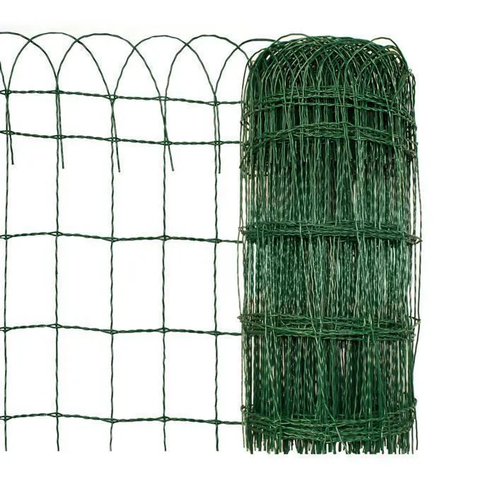 Grillage Ornemental Rouleau De 65 Cm X 25 M, Vert, Maille: 15 X 9 Cm - Floordirekt