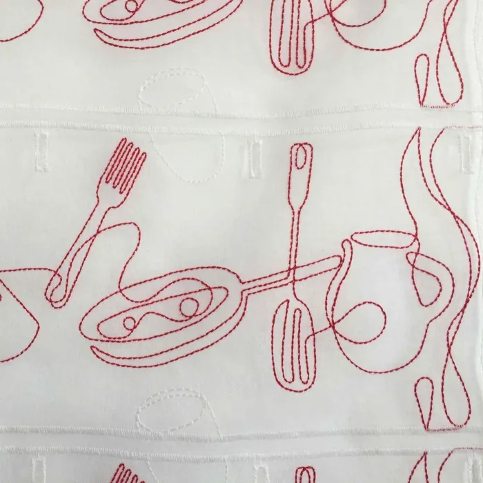Modulable Brodé Ustensiles De Cuisine