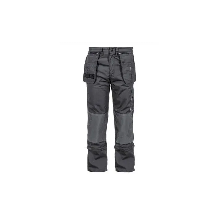 Pantalon de travail Confort Plus Taille 40 Gris 6 Poches 80% polyester, 20% coton VITO