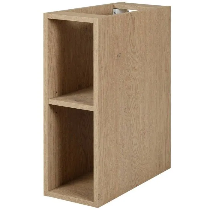 Etagère de salle de bain suspendue SIMPLE chêne clair 20 cm