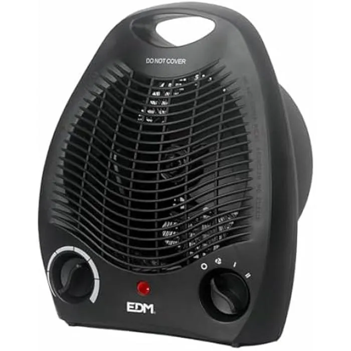 Mini-chauffage Électrique Portatif Edm Noir 1000 - 2000 W