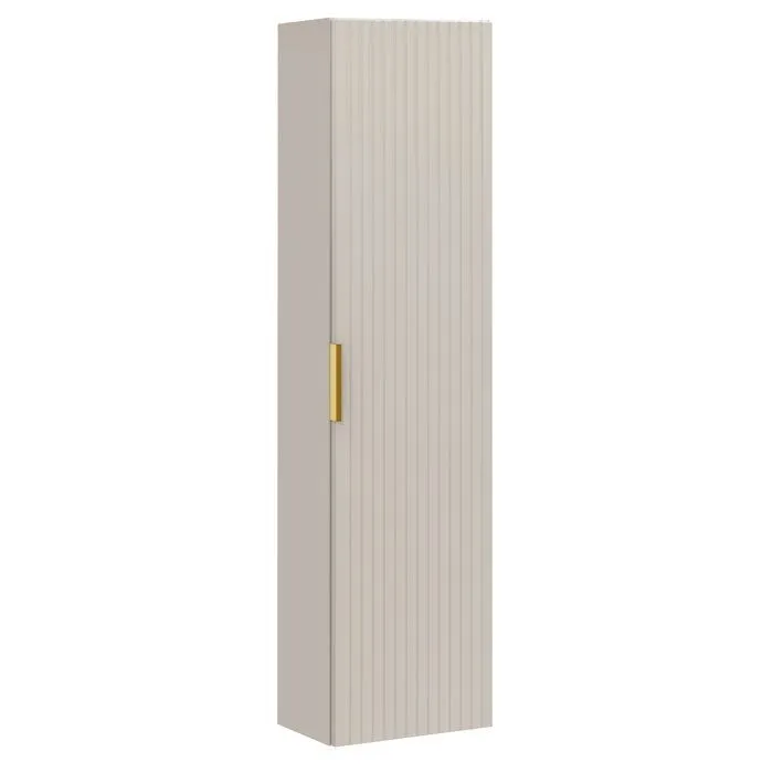 Meuble colonne suspendu de salle de bain ADEL CACHEMIRE 35 x 140 cm