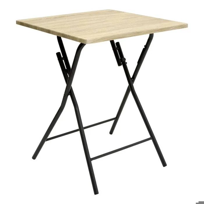 Table Pliante 2 Places Effet Bois - 5five