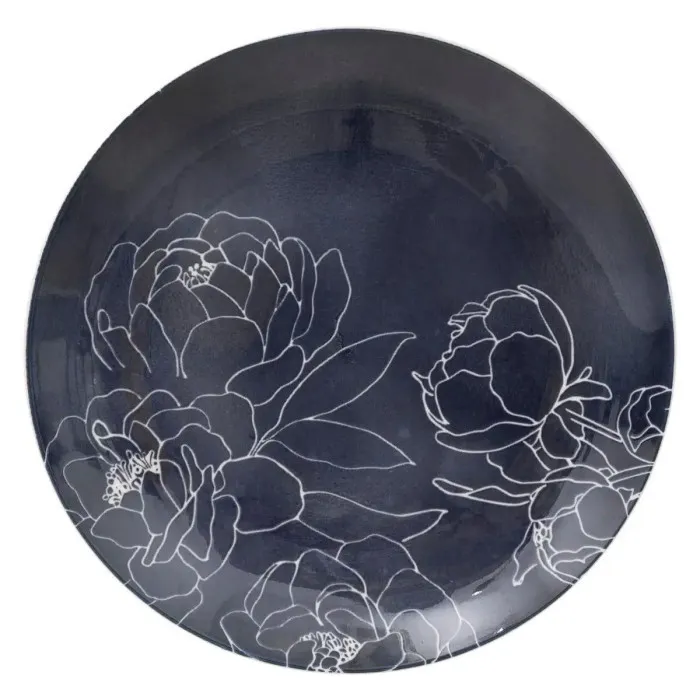 Lot De 6 Assiettes Plate "thea" D26cm - Sg Secret De Gourmet