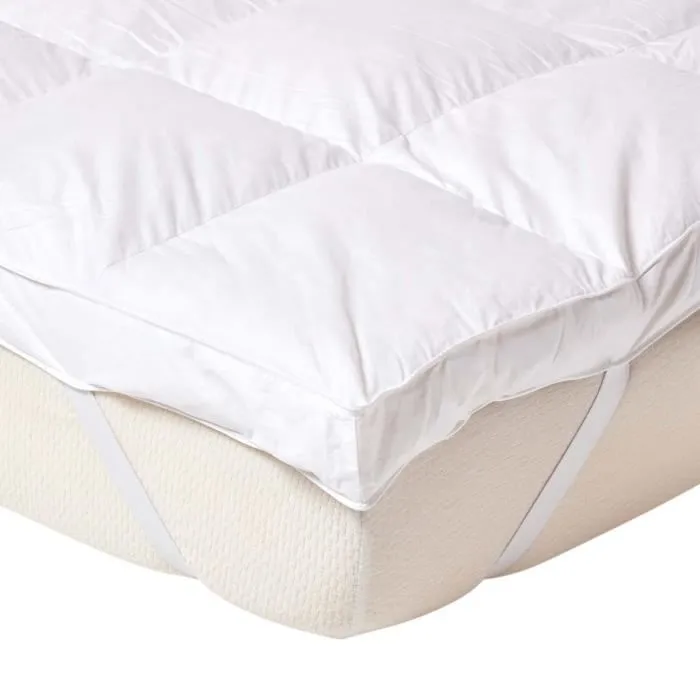 Surmatelas 90x190cm - Pumes D'oie - Homescapes