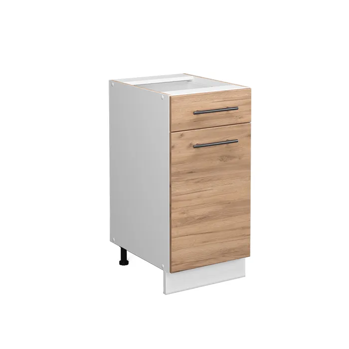Vicco Meuble cuisine Chêne de force doré 40cm sans PT