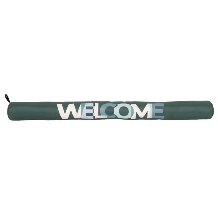 Boudin de porte en polyester avec message collection COLOR vert