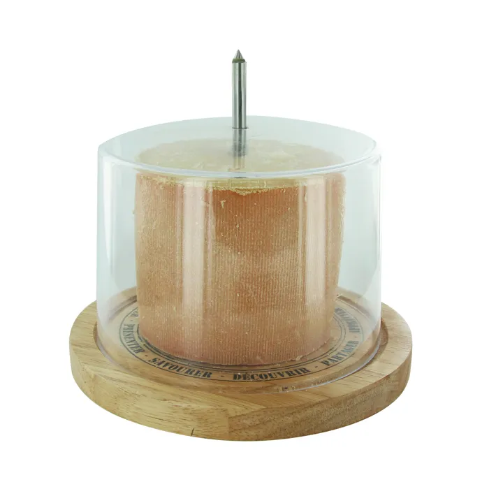 Racloir À Fromage - Cook Concept - Avec Cloche De Conservation - Marron Et Transparent