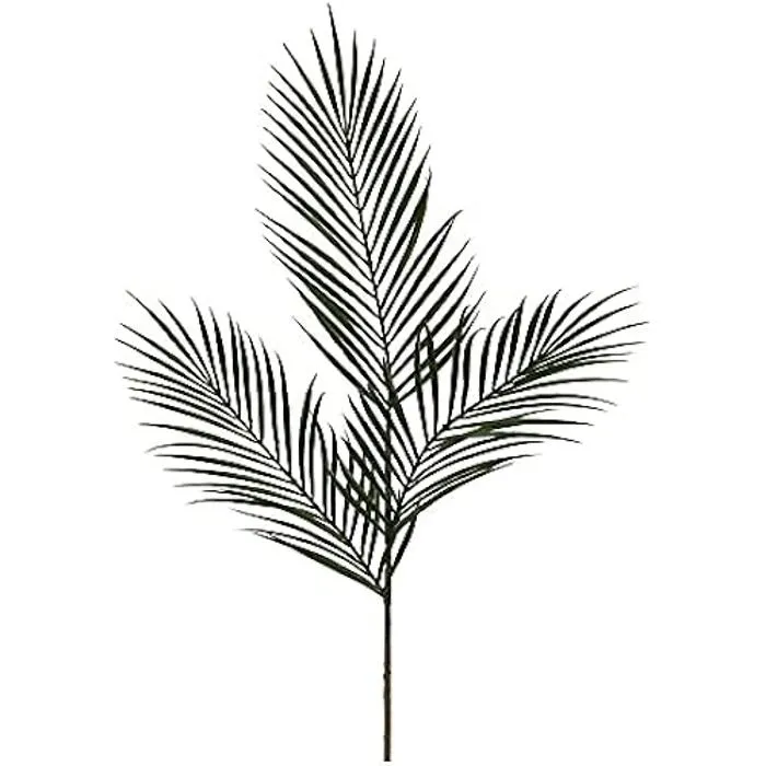 Areca Feuilles De Palmier Couleur Vert 99cm