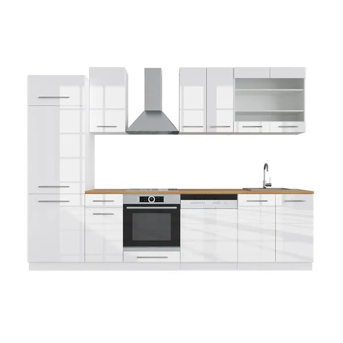 Vicco Cuisine Blanc 300cm sans PT