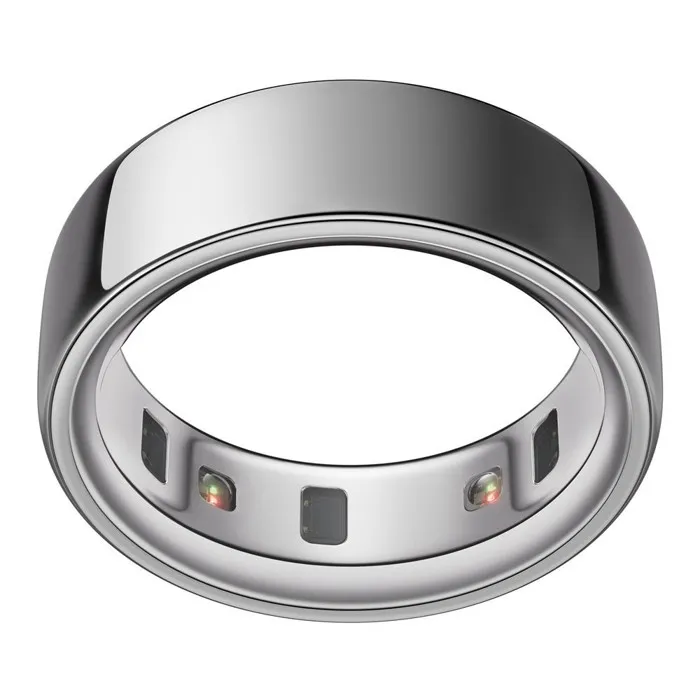 Bague connectée Oura Oura Ring 4 capteurs optiques suivi activité et sommeil Taille 4 Argent - Neuf
