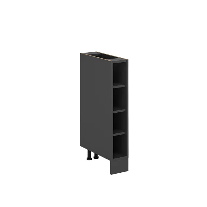 Vicco Etagère de cuisine Anthracite 15cm sans PT