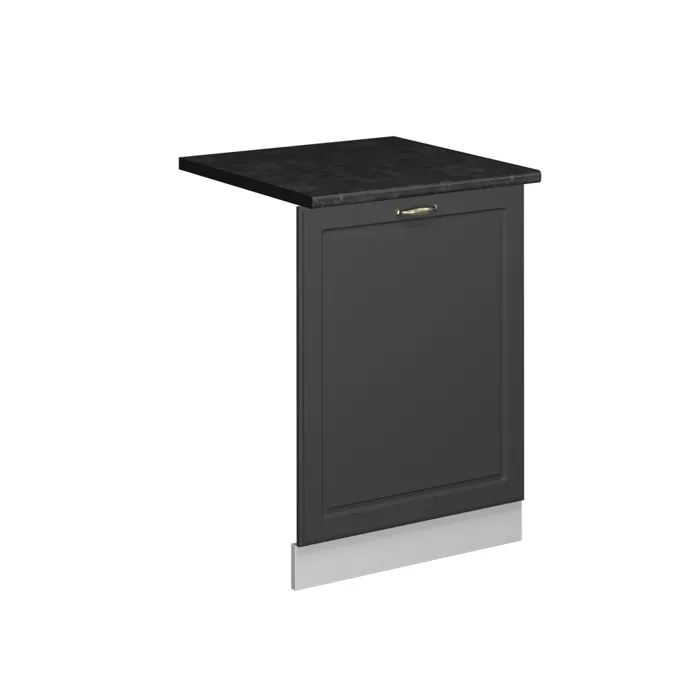 Vicco Façade de lave-vaisselle Anthrazit-Gold Landhaus 60cm, PT Anthracite