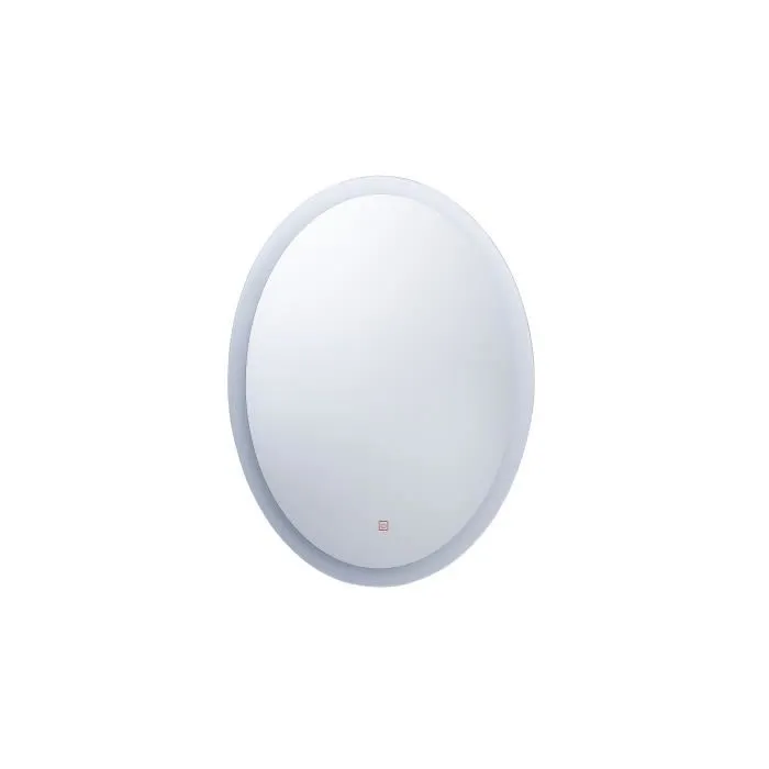Miroir De Salle De Bain Led Viriat 60 Cm 80 Cm Argenté