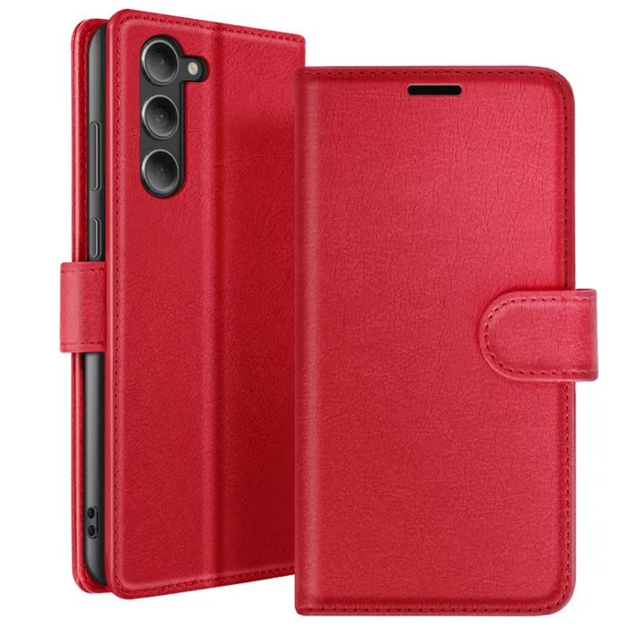 Zanaé Étui Portefeuille Galaxy S23 Rouge