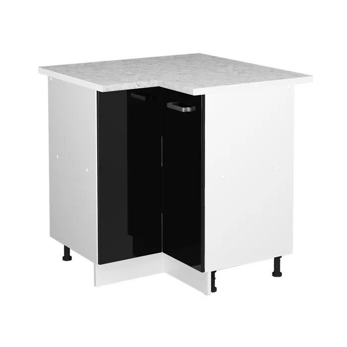 Vicco Meuble dangle Noir Haute brillance 75.6cm, PT Marbre
