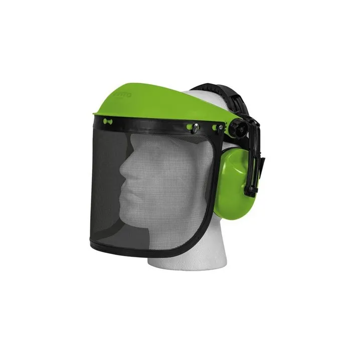 Casque de protection antibruit + Visière Ventilée Protection faciale et auditive VITO