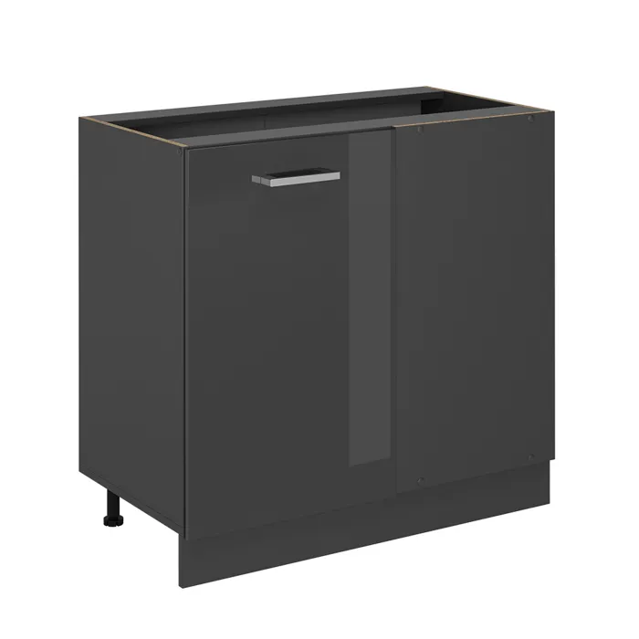 Vicco Meuble dangle Anthracite Haute brillance 86cm sans PT