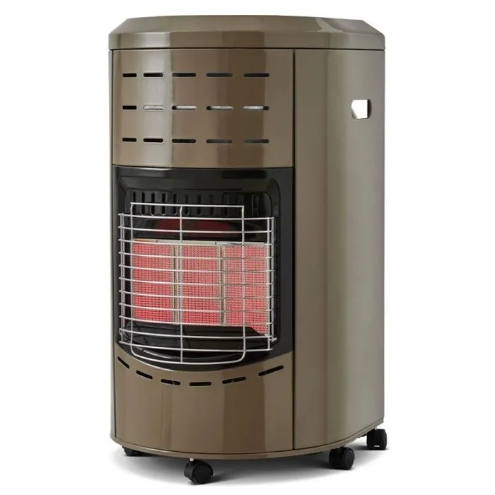Chauffage d'appoint gaz Calgary Taupe Infrarouge, Jusqu'à 40 m2