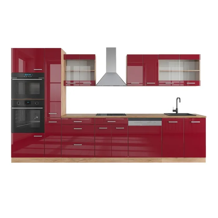 Cuisine R-line 350cm Avec Armoire Haute, Sans Pt Vicco