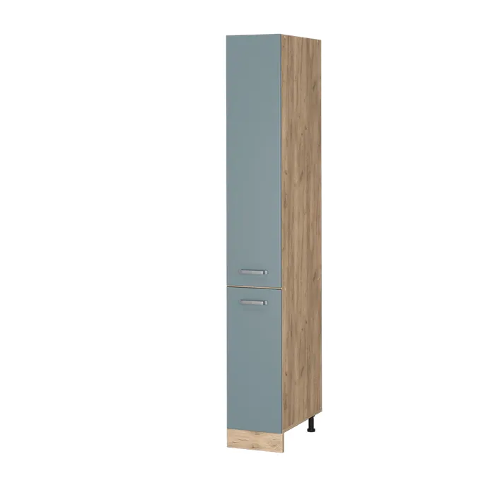 Vicco Meuble haute de cuisine Bleu-gris 30cm