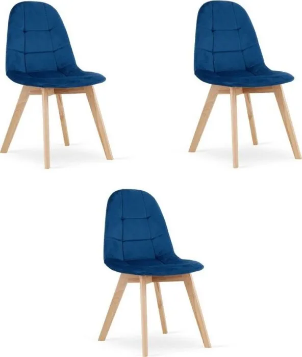 Lot De 3 Chaise Generique Interieur Non Pliable H. 50 Cm En Metal