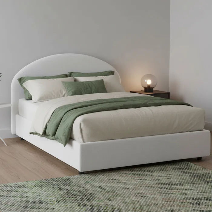 Lit Une Place et Demie Aquanette, Rangement Blanc