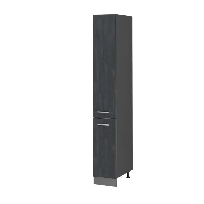 Vicco Meuble haute de cuisine Béton noir/Anthracite 30cm