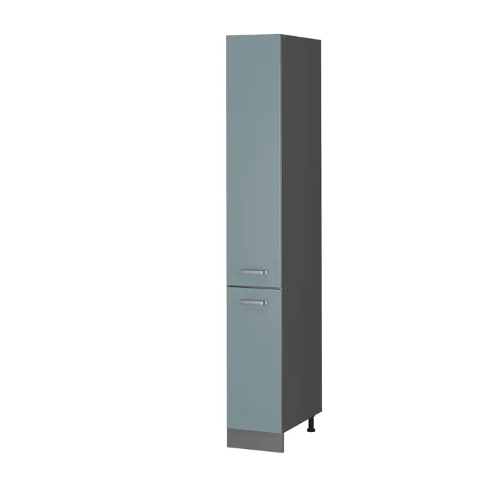 Vicco Meuble haute de cuisine Bleu-gris 30cm